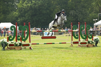 Thomas Whitaker wins the British Horse Feeds Speedi-Beet HOYS Grade C Qualifier at Hertfordshire County Show